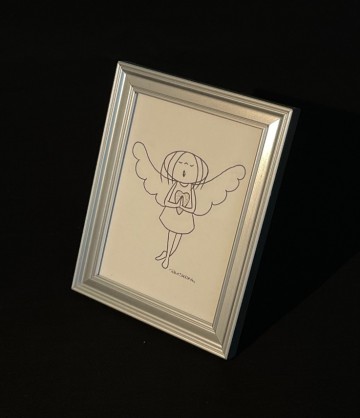 Jabbertje engel zilver 23 b s