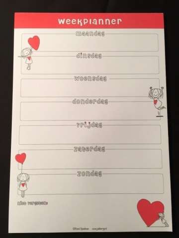 Jabbertje Weekplanner